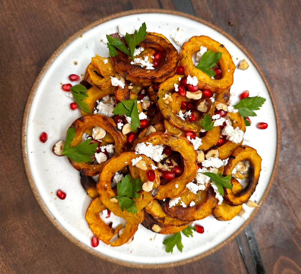 Roasted Squash with Omnivore Porcini