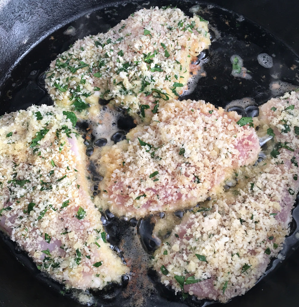 Angelo's Chicken Milanese & Cucumber Salad