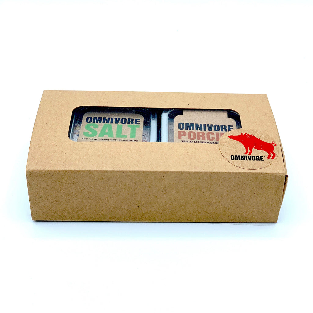 GIFT BOX SET OF SALT AND PORCINI